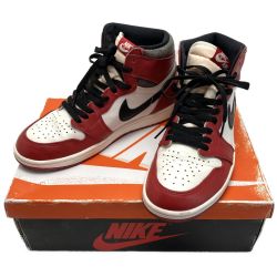 ☆☆ NIKE ナイキ AIR JORDAN 1 RETRO HIGH OG DZ5485-612 レッド×ホワイト スニーカー 26.5cm 箱付き Bランク