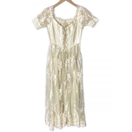  LaceMade フラワーキャンドル コルセットドレス LM246LS03 アイボリー サイズ M