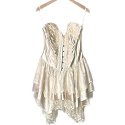 ☆☆ LaceMade ドリームバレエ.コルセットドレス LM233LS008 アイボリー サイズ M Aランク