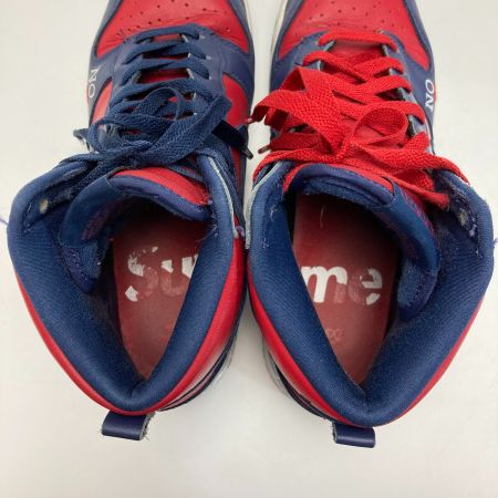  NIKE ナイキ SB DUNK HIGH OG QS スニーカー DN374 600 レッド×ネイビー 25.5cm メンズ 箱付き