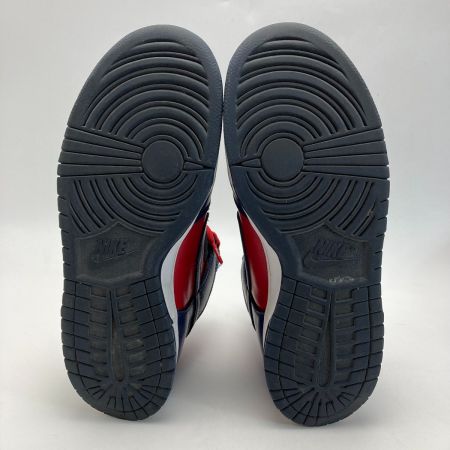  NIKE ナイキ SB DUNK HIGH OG QS スニーカー DN374 600 レッド×ネイビー 25.5cm メンズ 箱付き