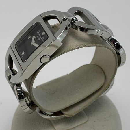  Christian Dior クリスチャンディオール パンディオラ ステンレススチール ブラック D78-108 クォーツ レディース 腕時計