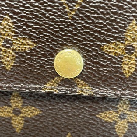  LOUIS VUITTON ルイヴィトン ポシェットポルトモネクレディ M61725 ブラウン 長財布