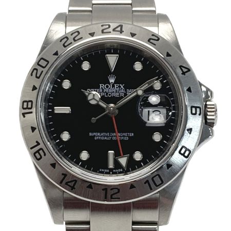  ROLEX ロレックス エクスプローラー2 M番 16570 ブラック 自動巻き メンズ 腕時計 箱・ギャランティ有