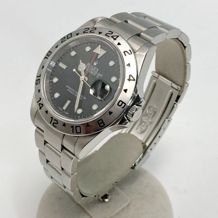  ROLEX ロレックス エクスプローラー2 M番 16570 ブラック 自動巻き メンズ 腕時計 箱・ギャランティ有