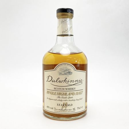  Dalwhinnie ダルウィニー 15年 750ml 43度 スコッチ ウイスキー 古酒 SINGLE HIGHLAND MALT 未開栓
