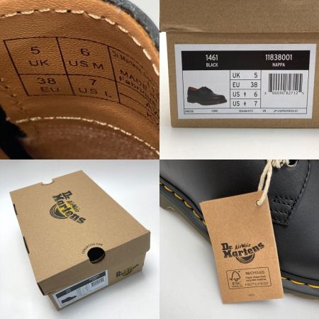  Dr.Martens ドクターマーチン 1461 NAPPA 3 ホール シューズ 11838001 ブラック UK5 24cm レディース 箱付き