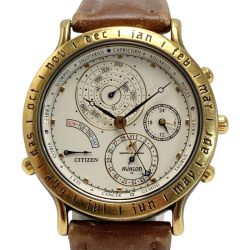 ☆☆ CITIZEN シチズン アバロン スーパーカレンダー 6701G70013 クォーツ メンズ 腕時計 AVALON アヴァロン Cランク