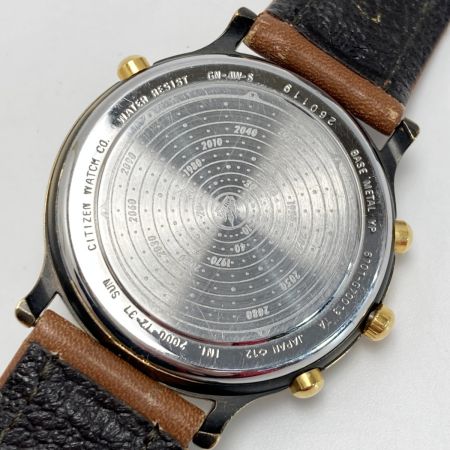  CITIZEN シチズン アバロン スーパーカレンダー 6701G70013 クォーツ メンズ 腕時計 AVALON アヴァロン