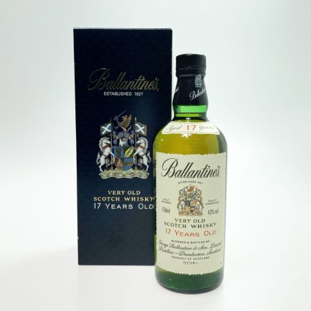  Ballantine's バランタイン 17年 ベリーオールド 750ml 43度 スコッチ ウイスキー 古酒 VERY OLD 未開栓