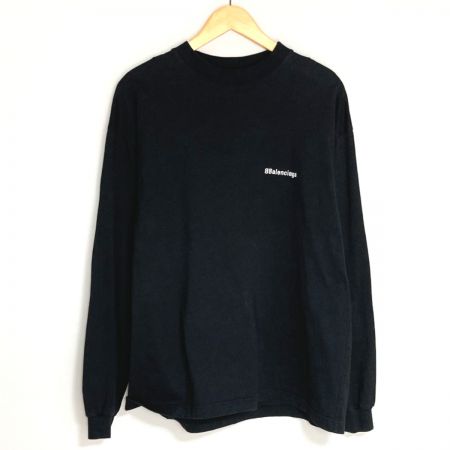 BALENCIAGA バレンシアガ 長袖カットソー 長袖Tシャツ サイズ XS メンズ JP57 2020 01630 ブラック