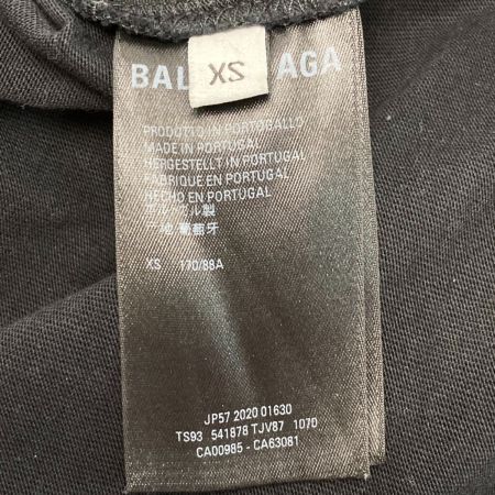  BALENCIAGA バレンシアガ 長袖カットソー 長袖Tシャツ サイズ XS メンズ JP57 2020 01630 ブラック