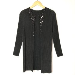 ☆☆ SPECCHIO スペッチオ プリーツカーディガン サイズ 40 レディース 411-442 ブラック Bランク