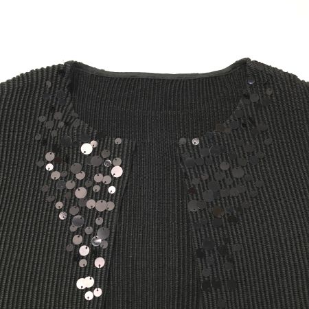  SPECCHIO スペッチオ プリーツカーディガン サイズ 40 レディース 411-442 ブラック