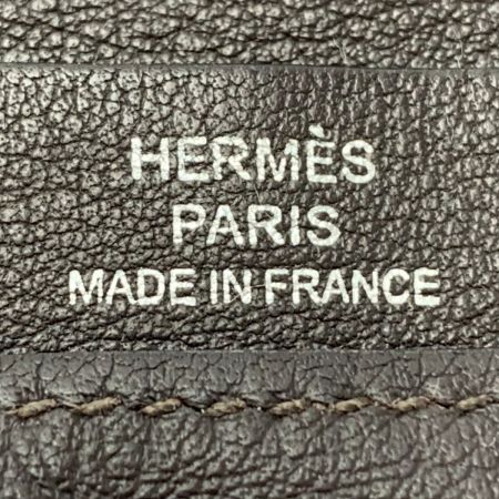  HERMES エルメス シチズン ツイルロング シルクイン ブラウン  財布 札入れ 小銭入れ無し メンズ 
