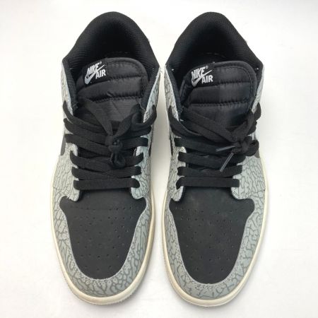  NIKE ナイキ エア ジョーダン 1 Low 553558 ブラック スニーカー SIZE 28cm メンズ
