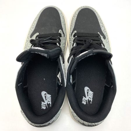  NIKE ナイキ エア ジョーダン 1 Low 553558 ブラック スニーカー SIZE 28cm メンズ
