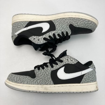  NIKE ナイキ エア ジョーダン 1 Low 553558 ブラック スニーカー SIZE 28cm メンズ