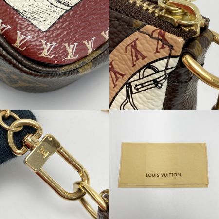  LOUIS VUITTON ルイヴィトン モノグラム パッチ ミニ ポシェット アクセソワール M95804 アクセサリーポーチ 布袋有