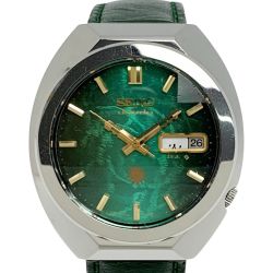 ☆☆ SEIKO セイコー 亀甲カットガラス アドバン 緑 6106-7710 ヴィンテージ 腕時計 Cランク