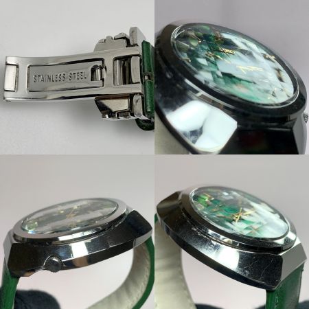  SEIKO セイコー 亀甲カットガラス アドバン 緑 6106-7710 ヴィンテージ 腕時計