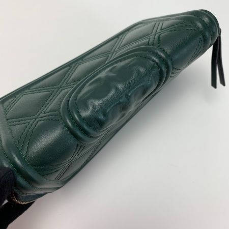  TORY BURCH トリーバーチ レザー グリーン ラウンドファスナー 長財布 レディース