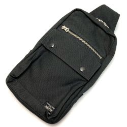 ☆☆ PORTER ポーター スモーキー スリングショルダーバッグ ブラック Bランク