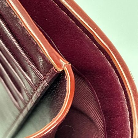  COACH コーチ 2つ折り財布 5287 ブラウン×ワインレッド レディース