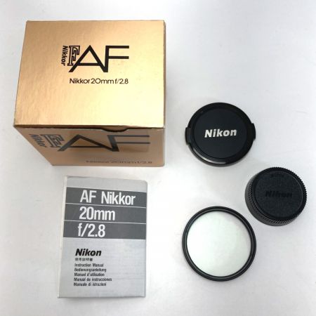  Nikon ニコン Nikkor AF 20mm f/2.8 レンズ 箱付き