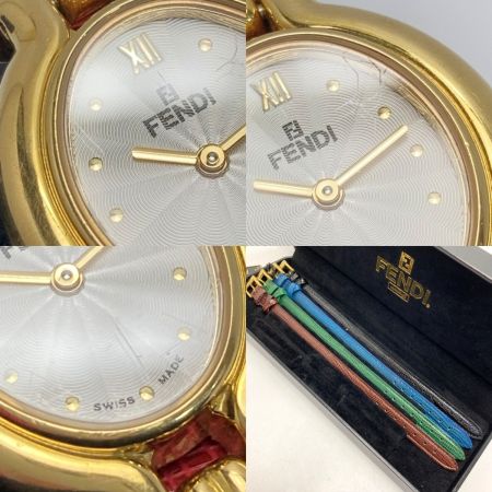  FENDI フェンディ カメレオン チェンジベルト 5色 腕時計 640L クォーツ レディース 箱有