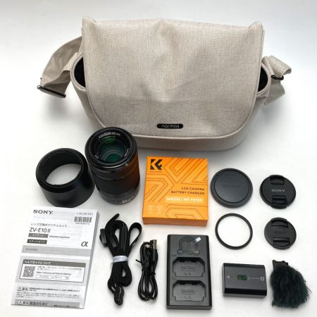  SONY ソニー VLOGCAM ZV-E10 II デジタル一眼レフカメラα ダブルズームレンズキット VLOGCAM ZV-E10 II