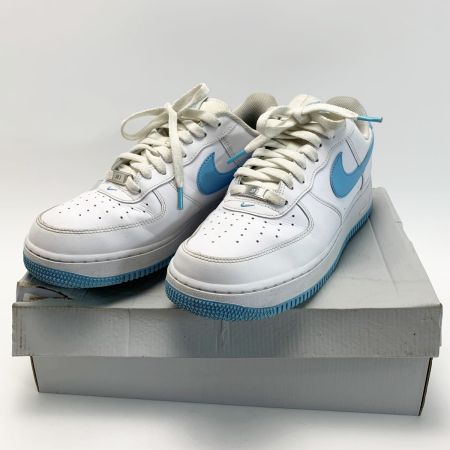  NIKE ナイキ Air Force 1 '07 FQ4296-100 ホワイト×スカイブルー SIZE 27cm メンズ