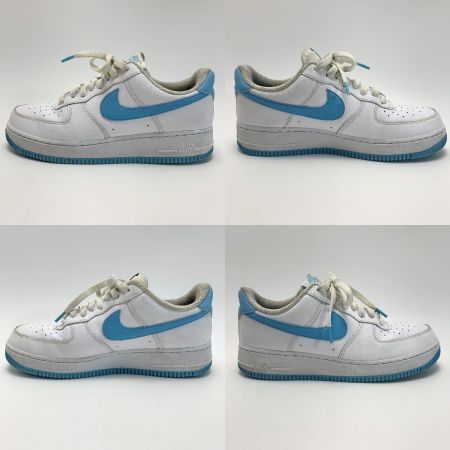  NIKE ナイキ Air Force 1 '07 FQ4296-100 ホワイト×スカイブルー SIZE 27cm メンズ