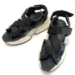 ☆☆ MM6 サンダル サイズ 35 1/2 レディース ブラック Bランク