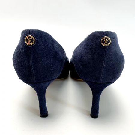  LOUIS VUITTON ルイヴィトン アルティメイト ポインテッドトゥ LVロゴ ネイビー ハイヒールパンプス  SIZE36(23㎝相当)