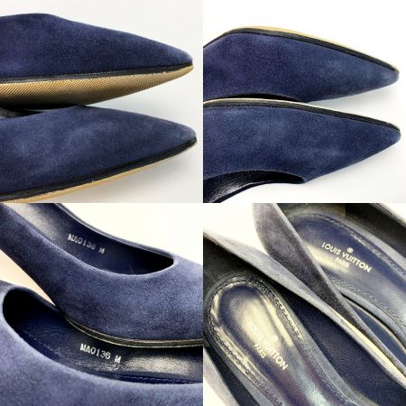  LOUIS VUITTON ルイヴィトン アルティメイト ポインテッドトゥ LVロゴ ネイビー ハイヒールパンプス  SIZE36(23㎝相当)