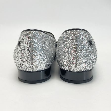  CHANEL シャネル グリッター パテント パンプス 17K 35（22cm相当） G33227 ブラック×シルバー 箱有