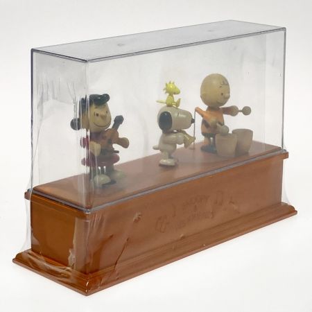   サンキョー ピーナッツ スヌーピー からくり 木製 オルゴール