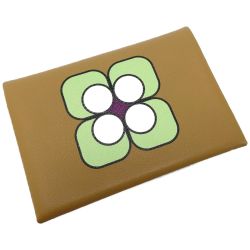 ☆☆ HERMES エルメス カルヴィ デュオ インプリメ U刻印 カードケース コインケース ビスキュイ スイフト 箱有 Bランク