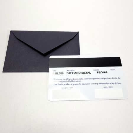  PRADA プラダ ポルタフォグリオ ランポ ゴールドジッパー 1ML506 ピンク 財布 レディース