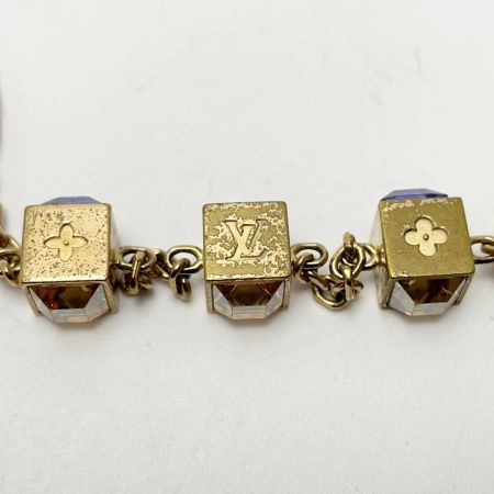  LOUIS VUITTON ルイヴィトン ブラスレ・ギャンブル M65209 メッキ チェーンブレスレット 袋有