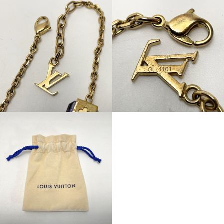  LOUIS VUITTON ルイヴィトン ブラスレ・ギャンブル M65209 メッキ チェーンブレスレット 袋有
