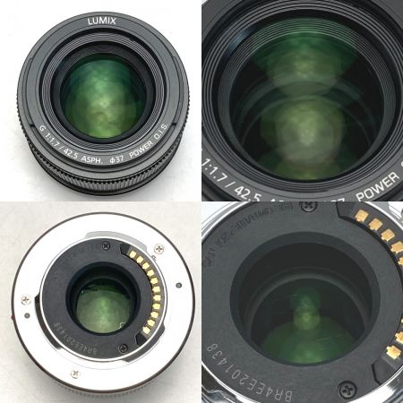  Panasonic パナソニック LUMIX G H-HS043 42.5mmF1.7ASPH 42.5mm / F1.7 ASPH レンズ 箱付き
