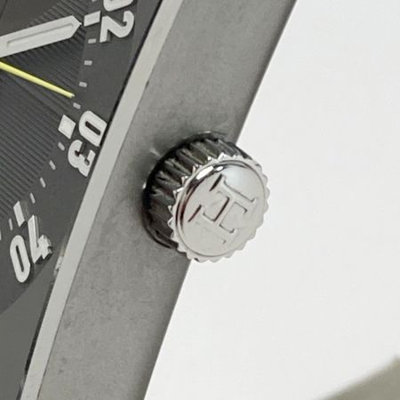  HERMES エルメス カレ アッシュ T12.710 グレー 自動巻き メンズ 腕時計 CARRE H