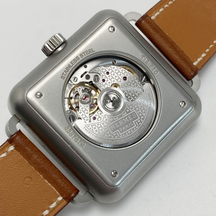 HERMES エルメス カレ アッシュ T12.710 グレー 自動巻き メンズ