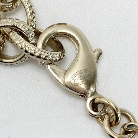  CHANEL シャネル ココマーク リップチャーム ネックレス A22/C ゴールド メタル ラインストーン ロングネックレス