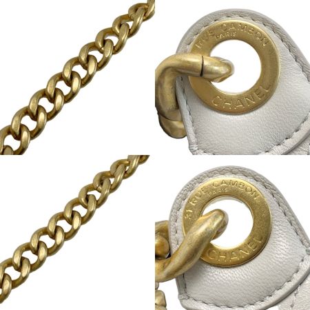  CHANEL シャネル マトラッセホーボーバッグ AS5339 ラムスキン ライトグレー ショルダーバッグ レディース 