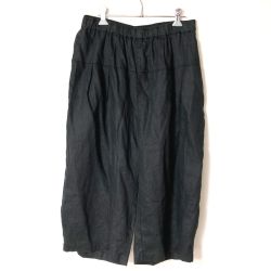 ☆☆ D*g*y(Patro’net D*g*y) ディージーワイ リネンパンツ D5760R26 ブラック サイズ L レディース Bランク