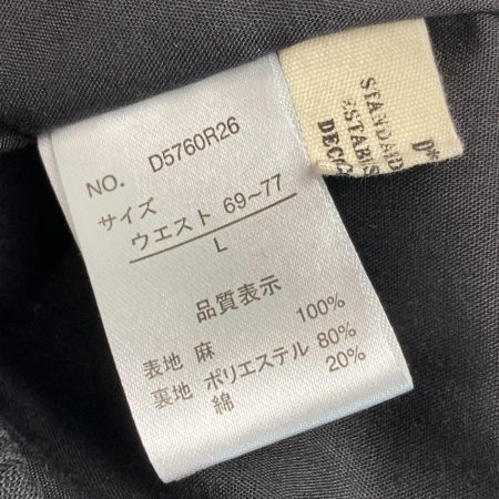  D*g*y(Patro’net D*g*y) ディージーワイ リネンパンツ D5760R26 ブラック サイズ L レディース