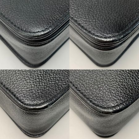  Yves Saint Laurent イブサンローラン YSLロゴ カサンドラ ブラック ショルダーバッグ